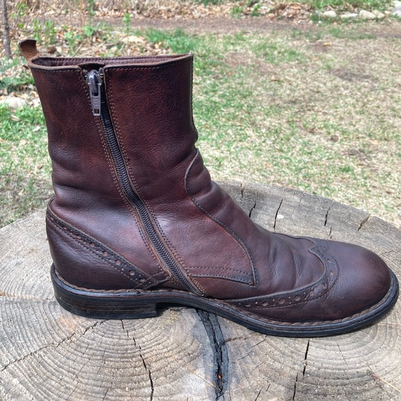 MoMA Mens ankle brogue Boots made in Italy - Picture 7 of 12